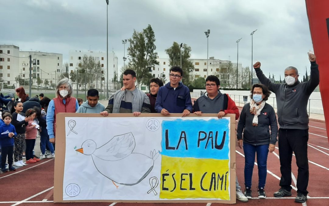 Un grup d’alumnes de TAVA del CE JOAN XXIII participaren a la cursa solidària organitzada pel CEIP Miquel Duran i Saurina